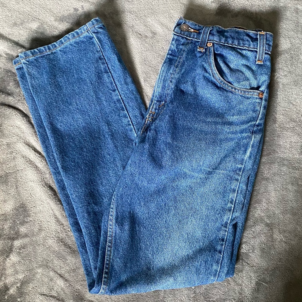 LEVI’S men’s blue jeans 32w 32L 505 regular fit